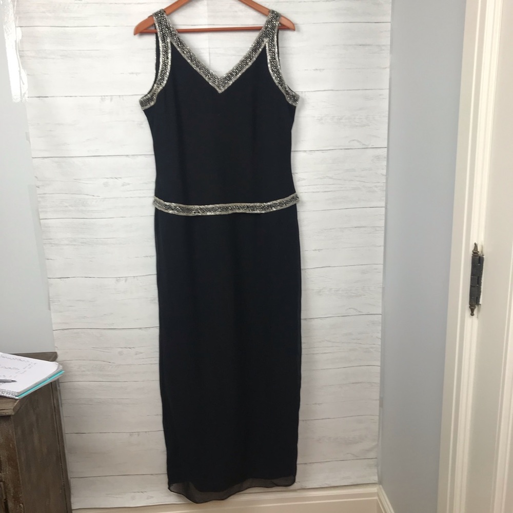 J KARA NEW YORK Black Evening Dress